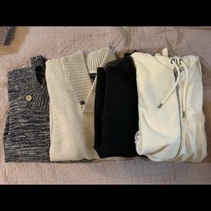 BUNDLE: Club Monaco, banana republic, h&m sweaters and hoodies